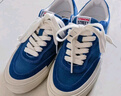 VISION STREET WEAR官方  FLAT TOP克萊因藍低幫翻毛皮帆布鞋男女街頭滑板鞋 克萊因藍 38 曬單實拍圖