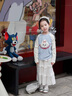 可英 GOWINBABY原創(chuàng  )女童長(cháng)袖t恤甜美時(shí)尚2025秋季女孩休閑寬松t恤衫女寶秋裝上衣 曬單實(shí)拍圖