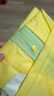 lemonkid兒童雨衣男女童小學(xué)生雨披帶書(shū)包位寶寶上學(xué)防雨服 芝士檸檬黃2XL 曬單實(shí)拍圖