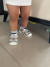 江博士夏季男童透氣步前鞋 寶寶學(xué)步舒適卡通幼兒童鞋兒童涼鞋 米/銀 22 腳長(zhǎng)約13.0-13.6 曬單實(shí)拍圖