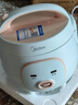 美的（Midea）迷你電飯煲微壓 小型家用電飯煲1-2人電飯鍋家用1-2-3個人用宿舍萌趣多功能煲湯煮飯煮粥不粘內膽 【一鍵煮飯】防粘內膽 1.6L 老人/小孩都會用 曬單實拍圖