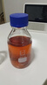 比克曼生物 蜀牛橙蓋藍蓋試劑瓶廣口瓶絲口玻璃螺口瓶高硼硅采樣瓶實驗室樣品瓶帶刻度密封儲液瓶 【透明】橙蓋500mL 1個（高硼硅料） 曬單實拍圖
