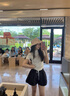 MARDI官方正品辣妹半高圓領(lǐng)短袖女輕奢休閑顯瘦25夏季收腰修身上衣T恤 XF919 米白 M 曬單實拍圖