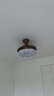 CASAGD中古風(fēng)扇燈餐廳臥室復(fù)古胡桃木色隱形電扇燈客廳護(hù)眼吊扇燈2025款 36寸-遙控器 6檔調(diào)速-三色變光 曬單實(shí)拍圖