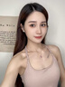 夢可飾星愿獨角獸S925銀夜光項鏈輕奢精致熒光琺瑯吊墜女鎖骨鏈520禮物 星愿獨角獸項鏈 925銀贈禮盒+證書 曬單實拍圖