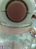 物生物（RELEA）兒童水杯大容量吸管杯大肚杯水杯女夏季tritan耐高溫學(xué)生上學(xué)水杯 透明新芽綠1.2L-不含背帶 曬單實(shí)拍圖