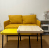 宜家（IKEA）FRIDHULT弗里德胡特沙發(fā)床伸縮雙人小戶型客廳沙發(fā)床簡易 沙發(fā)床斯科特伯 黃色 曬單實拍圖
