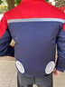 JEEP SPIRIT夏季防暑戶外空調(diào)服帶風(fēng)扇的衣服降溫電焊工人勞保工作服男女薄款 2孔藏紅色上衣【無(wú)配件】自備配 M 165碼適合【95-110】斤 曬單實(shí)拍圖