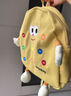 爾山集卡通餅干雙肩包女2025新款小眾設計情人節背包旅游兒童節學(xué)生書(shū)包 卡通餅干書(shū)包【黃色】 曬單實(shí)拍圖