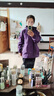 保威特犀牛（POVOTE）撿漏沖鋒棒球衣服春秋潮流男士工裝痞帥夾克 745黑色 L 曬單實(shí)拍圖