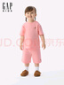 GAP女幼童2025夏季新款小熊刺繡松緊腰針織短褲寬松兒童裝761978 曬單實拍圖
