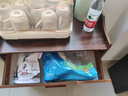 第一森林茶水柜實(shí)木色餐邊柜儲物柜置物柜家用備餐柜客廳靠墻一體收納柜 【兩門一抽+護(hù)欄】 胡桃木色60cm 組裝（自行組裝） 曬單實(shí)拍圖