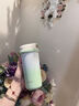 物生物（RELEA）吸管保溫杯女士高顏值咖啡杯316L陶瓷內膽水杯便攜學(xué)生杯子 芋泥紫【抗菌陶瓷覆膜】 550ml 曬單實(shí)拍圖