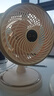 駱駝電風(fēng)扇家用桌面風(fēng)扇臺扇大風(fēng)力循環(huán)扇制冷學(xué)生宿舍臥室客廳辦公室風(fēng)扇學(xué)生辦公室臺扇 升級款循環(huán)扇-米色【搖頭/2檔大風(fēng)力】 標配+3米延長線 曬單實拍圖