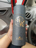智舒（ZHISHU） 雙層玻璃透明茶杯水晶泡茶新款商務(wù)隔熱男士辦公室高檔水杯定制 【定制刻字】 短濾網(wǎng)400ml 曬單實拍圖