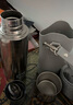 TUNE-PATTERN臻享燜泡杯飛劍旗下品牌純鈦抑菌茶水分離水杯精致禮品長效保溫 月白【450ML送杯套+杯刷】 曬單實拍圖
