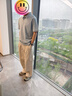 GANT/甘特【100%液氨棉】2025夏男士親膚T恤抗菌易打理短袖t恤POLO衫 晴空藍 XL 曬單實(shí)拍圖