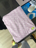 彌鹿（MiDeer）兒童雨衣防風(fēng)寶寶雨披學(xué)生用可背書(shū)包幼兒園女孩男孩生日禮物 紫芋色：M碼 曬單實(shí)拍圖