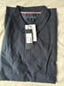 TOMMY HILFIGER【輕奢感】25夏季男絲光棉肌理高級感商務(wù)修身短袖翻領(lǐng)POLO03809 藏青色DW5 L （推薦：140-155斤） 曬單實(shí)拍圖