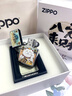 ZIPPO煤油防風(fēng)打火機之寶原裝 鏡面彩印閃邊招財貓 生日新年禮物送男生 鏡面彩印招財貓（原裝禮盒三件套）Y 曬單實(shí)拍圖