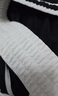 Jordan男運(yùn)動(dòng)短褲喬丹 Dri-FIT速干 撞色條紋 五分褲DX1488-010黑白XL 曬單實(shí)拍圖