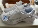 美津濃（MIZUNO）WAVE CLAW 3羽毛球鞋鷹爪3代輕量靈活快速男女通用比賽新品獸牙2 白銀 WAVE CLAW 3【店長推薦】 36.5 =230mm 曬單實拍圖