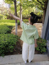 G.DUCKKIDS小黃鴨童裝漢服男女童夏季兒童唐裝幼兒園翠竹中式六一演出服套裝 翠竹男童香囊 130 建議7~8歲【120-130cm】 曬單實拍圖