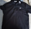 杰克·瓊斯（JACK&JONES）POLO衫男士夏季新款撞色翻領(lǐng)涼感短袖復(fù)古簡約短袖polo衫衣服男裝 炭黑藍(lán)E40 M (175) 曬單實(shí)拍圖