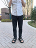 利達(dá)妮（TZLDN）開車涼鞋男士2025新款夏季防滑防臭踩屎感軟底沙灘鞋戶外休閑拖鞋 沉穩(wěn)黑 40 -41【適合39-40碼】 曬單實拍圖