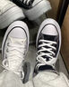 匡威（Converse）匡威AII Star經(jīng)典黑色松糕底厚底增高復古男女休閑帆布鞋/A08258C A10364C白色高幫 36.5 (230mm) 曬單實拍圖