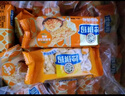 徐福記蛋酥酥香肉松混合口味沙琪瑪 箱裝1.011kg 43枚零食  曬單實拍圖