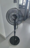 美的（Midea）電風(fēng)扇 家用風(fēng)扇 落地扇 7葉遠距強風(fēng)電扇 立式輕音節(jié)能可定時降溫 黑色機械款 【風(fēng)速309m/min】超級單品 曬單實拍圖