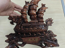 京力總經(jīng)理老板桌擺件高檔輕奢高級感一帆風(fēng)順龍船帆船酒柜裝飾擺飾店 大葉紫檀款大號(一帆風(fēng)順)長(cháng)41厘 曬單實(shí)拍圖