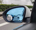 繩池 汽車后視鏡小圓鏡 倒車輔助鏡廣角可調(diào)節(jié)大視野盲點(diǎn)盲區(qū)倒車神器 真空吸盤式360°高清無邊框反光鏡 防雨水防霧防遠(yuǎn)光防眩光新手入庫 曬單實(shí)拍圖