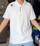 DESCENTE迪桑特TRAINING系列綜訓TOUGH男士短袖POLO衫夏季 WT-Bright White Tpg 2XL (185/104A) 曬單實拍圖