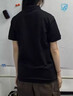 源于衣夏季工作服定制工衣POLO短袖衣服印字T恤文化衫廣告衫logo刺繡男 黑色 4XL 曬單實(shí)拍圖