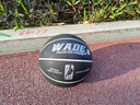 麥蒂WADE/韋德籃球真牛皮7號耐磨標準藍球 室外專(zhuān)業(yè)七小學(xué)生真牛皮球 超纖3彩翻毛-吸汗防滑-青少年/女子6號籃球 7號 曬單實(shí)拍圖