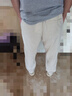 H&M男裝休閑褲2025夏季新款休閑直筒亞麻混紡長(zhǎng)褲1253401 奶油色 L 175/96 曬單實(shí)拍圖