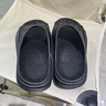 卡賓4D打印拖鞋男夏季鏤空透氣外穿輕便軟底涼拖鞋戶外休閑時(shí)尚沙灘鞋 黑色 41 【正常運(yùn)動(dòng)鞋尺碼】 曬單實(shí)拍圖