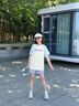 優(yōu)優(yōu)1點(diǎn)（Yoyo one）女童速干套裝夏季短袖2025新款兒童戶外跑步訓(xùn)練服透氣大童運(yùn)動服 19146綠色+18530白色【套裝】 150 150cm 曬單實(shí)拍圖