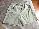 蕉內(nèi)涼皮501Cool男士防潑水拼接短褲涼感速干防曬耐沾污運(yùn)動(dòng)褲子夏季 艾葉綠 2XL 曬單實(shí)拍圖