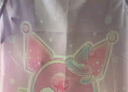 Hello Kitty兒童罩衣寶寶吃飯圍兜防水飯兜圍裙幼兒園反穿衣U4012庫洛米紫M 曬單實(shí)拍圖