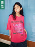 MLMR MY LIFE MY RULES男裝字母圖案印花運(yùn)動(dòng)街頭T恤M23201004 紅色F16 S 曬單實(shí)拍圖
