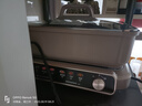 美的（Midea）電火鍋電煮鍋火鍋專用鍋速沸分體式鴛鴦鍋2-10人大容量多功能鍋涮肉鍋分區(qū)控溫多用途鍋料理鍋 8L 【超薄分控速沸】HGS352866 曬單實(shí)拍圖