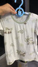 童泰（TONGTAI）寶寶短袖套裝夏季薄款男童半袖家居服女童空調(diào)服睡衣熊貓黑100cm 曬單實(shí)拍圖