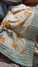 ibaby/英倫寶貝兒童豆豆毯嬰兒豆豆被子幼兒園大童被子 睡毯80*100cm/橙意滿滿 曬單實(shí)拍圖