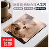 小號鼠標墊方向可愛(ài)呆萌小動(dòng)物圖案女生電腦桌墊學(xué)生書(shū)桌辦公桌墊 喵星人 尺寸220*180*2mm 曬單實(shí)拍圖
