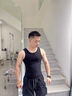嘉璐伮男士收腹背心藏肉神器塑型衣健身運(yùn)動(dòng)束腰束胸收肚子透氣緊身衣 男士無(wú)痕塑身衣【黑色】 L 【160-200斤】 曬單實(shí)拍圖