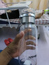 恩爾美（nRMEi）茶水分離杯大容量男士泡茶杯冷泡杯高硼硅耐熱便攜辦公室喝水杯子 【茶水分離+杯套】本色 1000ml 曬單實(shí)拍圖