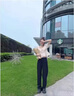 棉致冰絲涼感薄款高腰闊腿褲子女夏季2025新款寬松小個(gè)子休閑西裝褲女 3012黑色【高品質(zhì)17.5】 L 100-115斤 曬單實(shí)拍圖